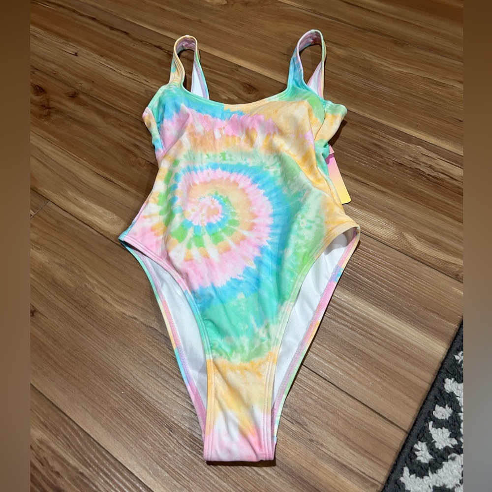 Stoney Clover Tie-Dye Swirl One-Piece Swimsuit NWT Size XXS - Picture 1 of 3